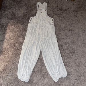 Drop Crotch Terry FP Beach Overalls